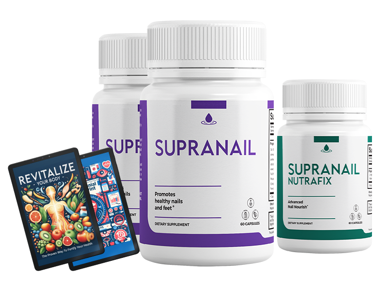SupraNail supplement bottle ā advanced nail and foot fungus support 2025