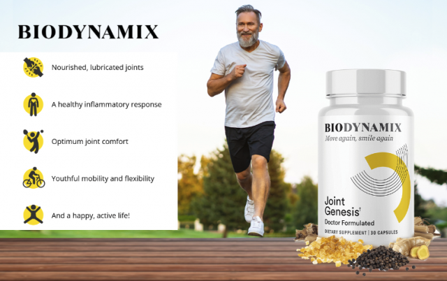 Joint Genesis ingredients – powerful anti-inflammatory formula for aging joints