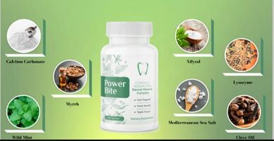 PowerBite natural ingredients for cavity prevention and fresh breath