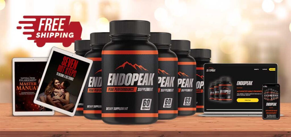 EndoPeak official product – natural testosterone and blood flow support for men