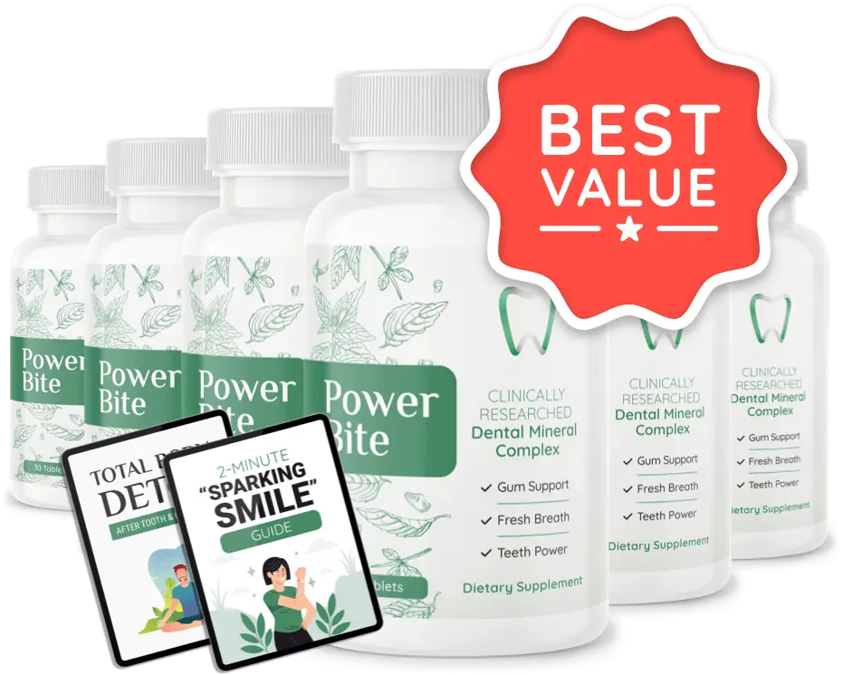 PowerBite reviews – natural dental mineral complex for stronger teeth and gums