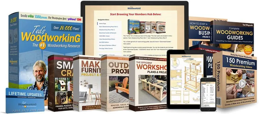 Ted’s Woodworking plans and blueprints for DIY furniture projects