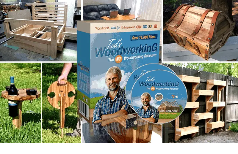 Beginner-friendly woodworking designs from Ted’s Woodworking program