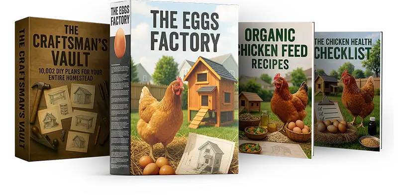 DIY chicken coop and small poultry colony for fresh eggs at home"